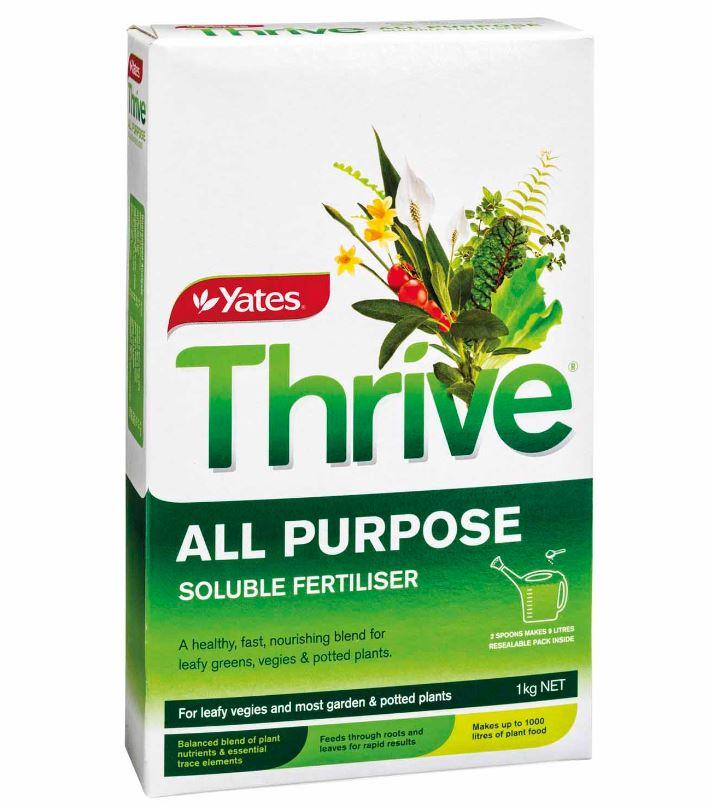 Yates Thrive All Purpose Soluble Fertiliser 1kg